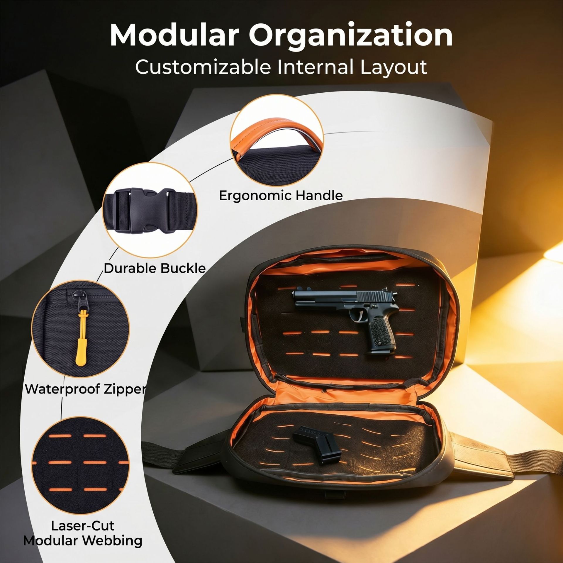 Magnetic Quick Draw Tactical G - Edc Concealed Carry Sling Bag recension och pris