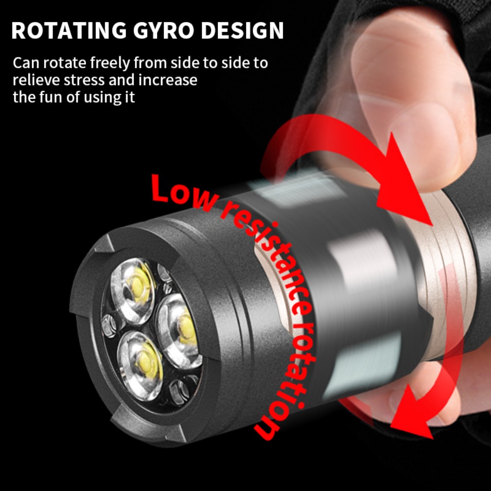 3 XPG LED Bright Flashlight Mu - Edc Carry Clip recension och pris